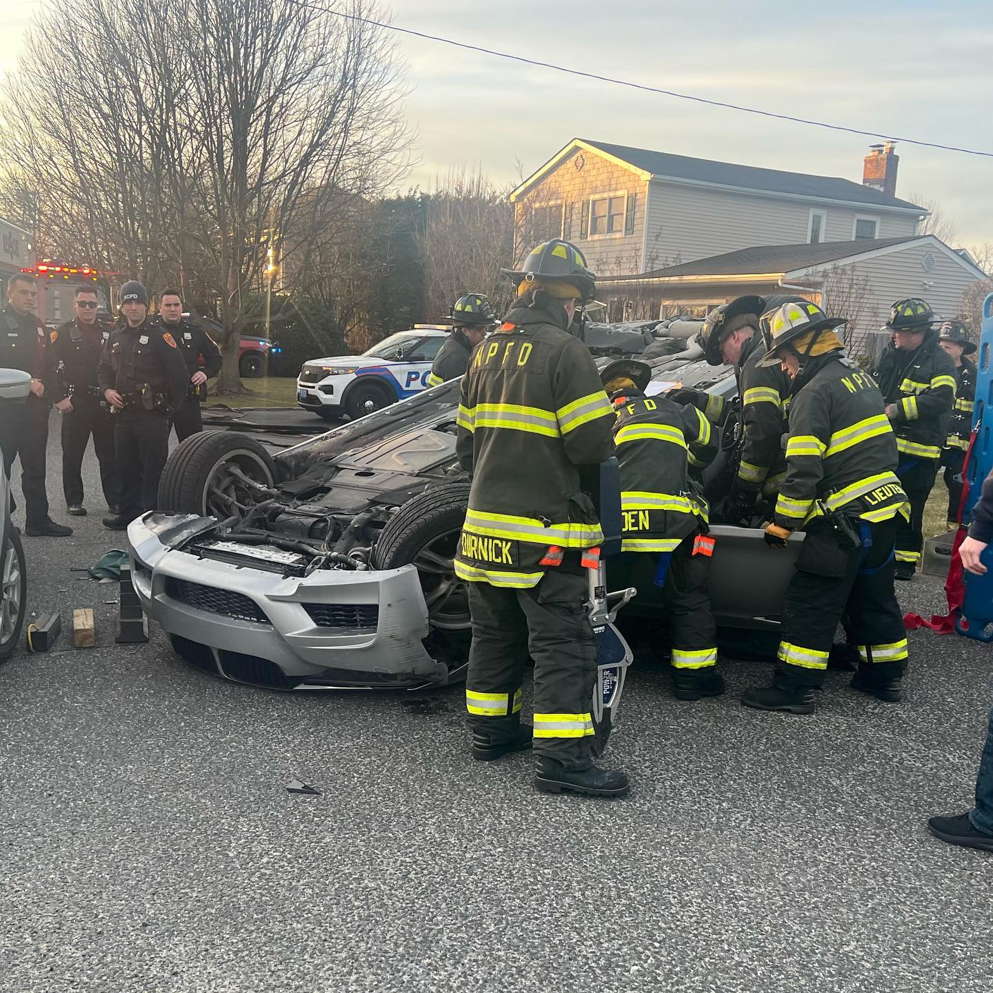 Motor Vehicle Accident North Patchogue Fire Department